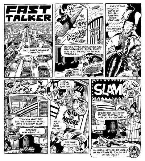 "A SLEEPYHEAD TALE - FAST TALKER" is copyright ©2008 by Jeremy Eaton.  All rights reserved.  Reproduction prohibited.