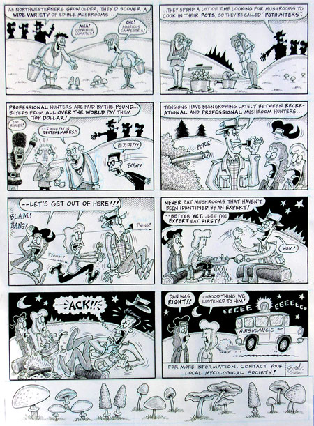 "Dan, the Mushroom Man, page 2" is copyright ©2008 by J.R. Williams.  All rights reserved.  Reproduction prohibited.