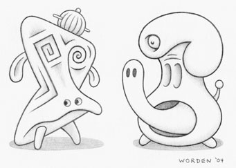 "pencil drawing #27" is copyright ©2008 by Dennis Worden.  All rights reserved.  Reproduction prohibited.