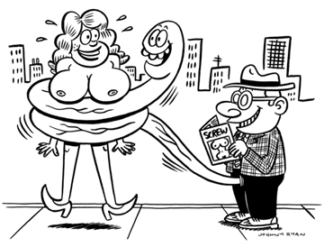 "COVER ILLUSTRATION - NEW YORKER...." is copyright &copy;2008 by Johnny Ryan.  All rights reserved.  Reproduction prohibited.