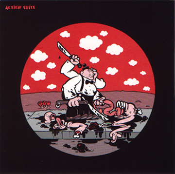 "Action Suits 7-inch - Art by Al Columbia" is copyright ©2008 by Eric Reynolds.  All rights reserved.  Reproduction prohibited.