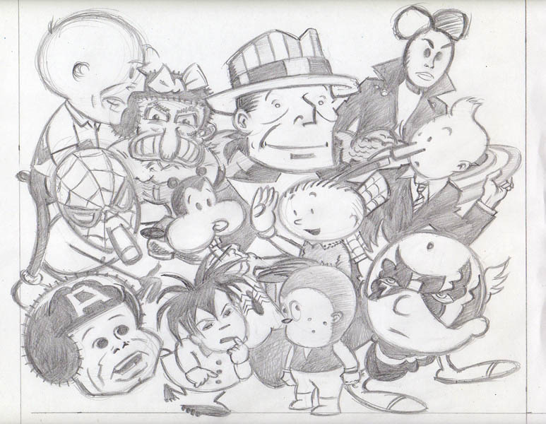 "GIANT JUMBLE PENCIL DRAWING" is copyright ©2008 by Jeremy Eaton.  All rights reserved.  Reproduction prohibited.