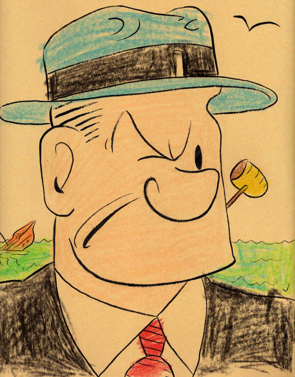 "COLORING BOOK JUMBLE #1 DICK TRACY & POPEYE" is copyright ©2008 by Jeremy Eaton.  All rights reserved.  Reproduction prohibited.