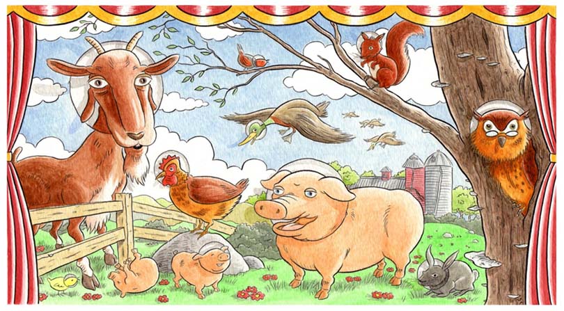 "FARM ANIMALS ON REVUE" is copyright ©2008 by Jeremy Eaton.  All rights reserved.  Reproduction prohibited.