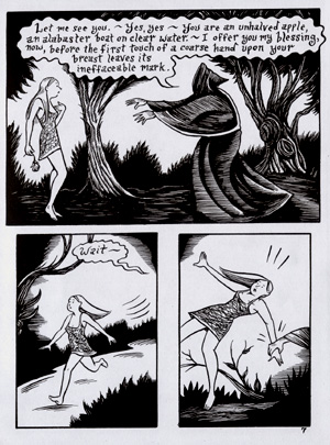 "Peculia & The Groon Grove Vampires p.7" is copyright ©2008 by Richard Sala.  All rights reserved.  Reproduction prohibited.