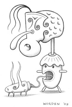"pencil drawing #11" is copyright ©2008 by Dennis Worden.  All rights reserved.  Reproduction prohibited.