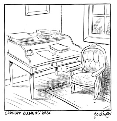 "McSWEENEY'S 21 Grandpa Clemens - Desk" is copyright ©2008 by Robert Goodin.  All rights reserved.  Reproduction prohibited.