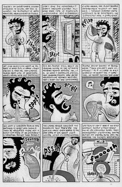 "SCHIZO #2, page 11" is copyright &copy;2008 by Ivan Brunetti.  All rights reserved.  Reproduction prohibited.