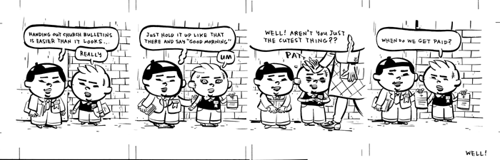 "original YIKES artwork: "bulletin"" is copyright ©2008 by Steven Weissman.  All rights reserved.  Reproduction prohibited.
