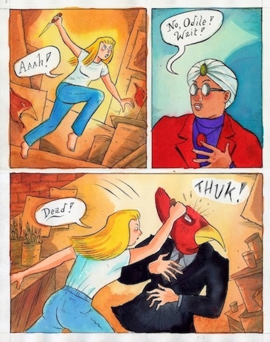 "The Bloody Cardinal - page 84" is copyright ©2008 by Richard Sala.  All rights reserved.  Reproduction prohibited.