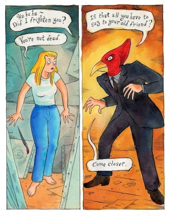 "The Bloody Cardinal - page 82" is copyright ©2008 by Richard Sala.  All rights reserved.  Reproduction prohibited.