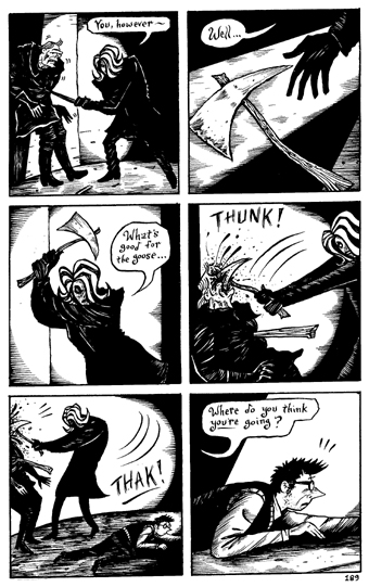 "Mad Night - page 189" is copyright ©2008 by Richard Sala.  All rights reserved.  Reproduction prohibited.