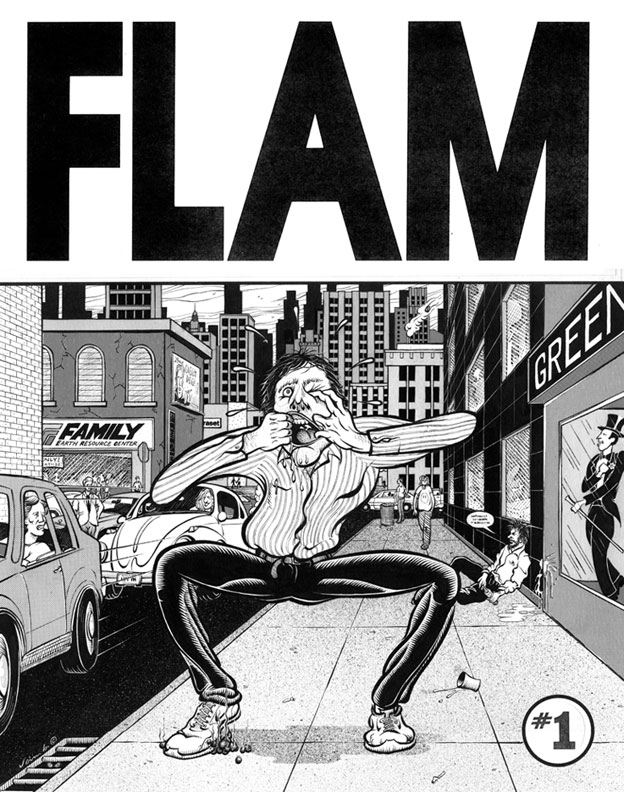 "FLAM #1 COVER ART" is copyright &copy;2008 by Jim Blanchard.  All rights reserved.  Reproduction prohibited.