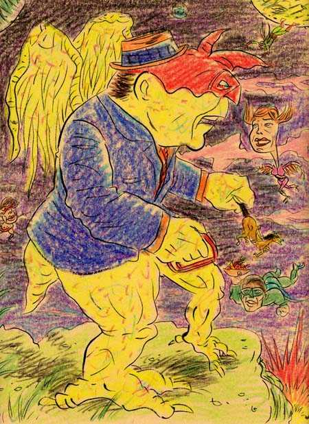 "FEEDING TIME WITH THE DRAGON MAN" is copyright ©2008 by Jeremy Eaton.  All rights reserved.  Reproduction prohibited.