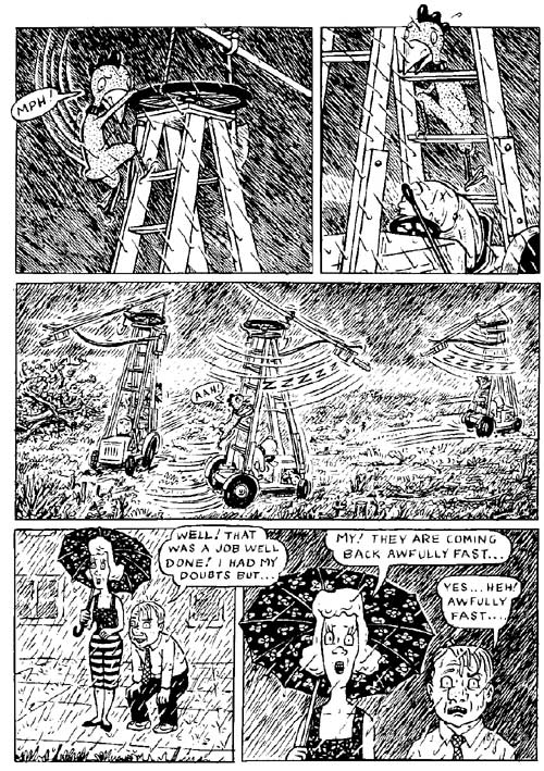 "Fuzz &amp;amp; Pluck chapter 4, page 7" is copyright ©2008 by Ted Stearn.  All rights reserved.  Reproduction prohibited.