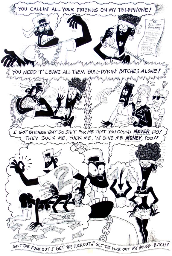 "2 LIVE CREW comics, page 3" is copyright ©2008 by J.R. Williams.  All rights reserved.  Reproduction prohibited.