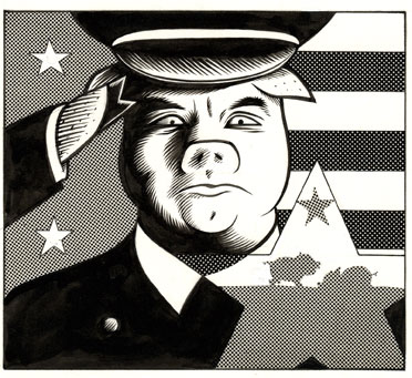 "John Travolta = Pig" is copyright ©2008 by Eric Reynolds.  All rights reserved.  Reproduction prohibited.