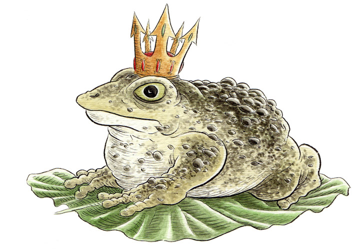 "*FAIRY TALE ICON - THE TOAD PRINCE" is copyright ©2008 by Jeremy Eaton.  All rights reserved.  Reproduction prohibited.