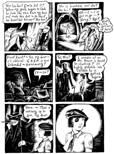 "The Chuckling Whatsit - Pg. 173" is copyright ©2008 by Richard Sala.  All rights reserved.  Reproduction prohibited.