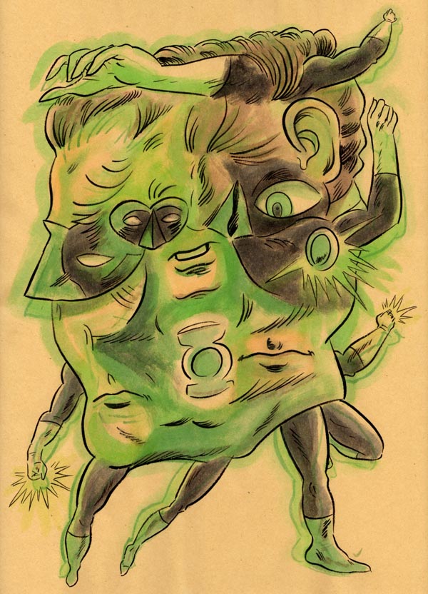 "TRANSMUTATIVE GREEN LANTERN" is copyright ©2008 by Jeremy Eaton.  All rights reserved.  Reproduction prohibited.
