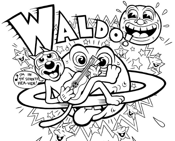 "Waldo t-shirt design" is copyright ©2008 by Kim Deitch.  All rights reserved.  Reproduction prohibited.