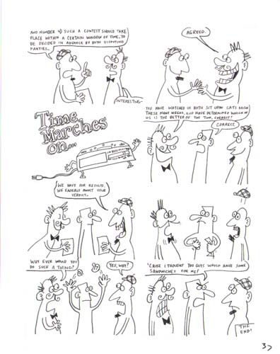 "Dandy and Clancy Return, page 3" is copyright ©2008 by Sam Henderson.  All rights reserved.  Reproduction prohibited.