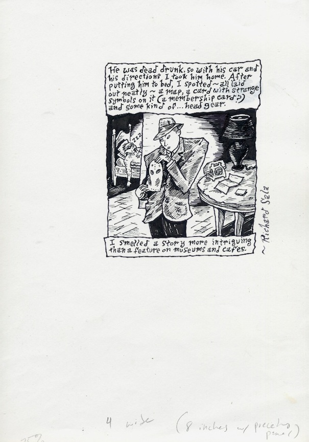 "Thirteen Fingers - Maniac Killer page 111b" is copyright ©2008 by Richard Sala.  All rights reserved.  Reproduction prohibited.