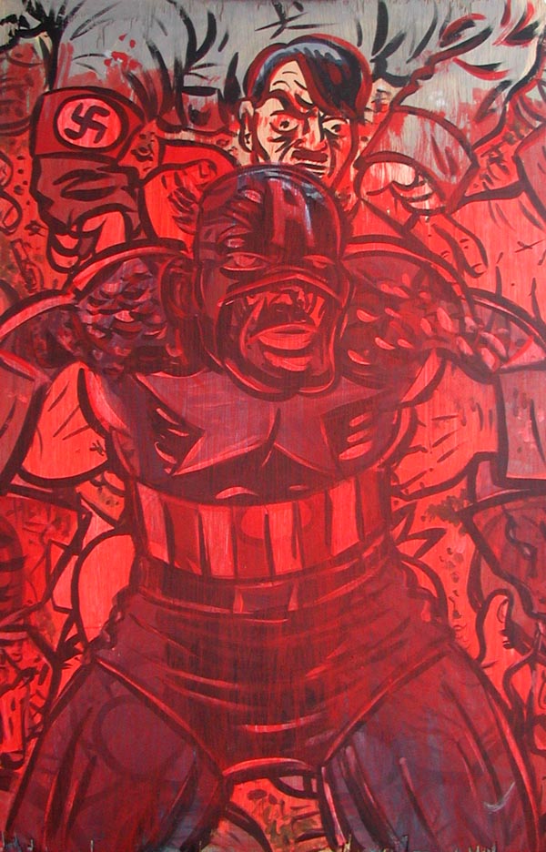 "CAPTAIN AMERICA VS. HITLER!" is copyright ©2008 by Jeremy Eaton.  All rights reserved.  Reproduction prohibited.