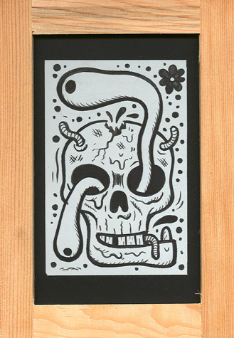 "Monochrome joyskull" is copyright &copy;2008 by  Mats!?.  All rights reserved.  Reproduction prohibited.