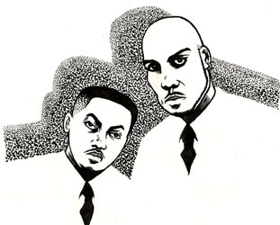 "Mysterious Tough Guys" is copyright ©2008 by Eric Reynolds.  All rights reserved.  Reproduction prohibited.
