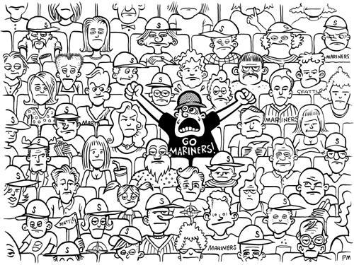 "Mariner Fanatic" is copyright ©2008 by Pat Moriarity.  All rights reserved.  Reproduction prohibited.