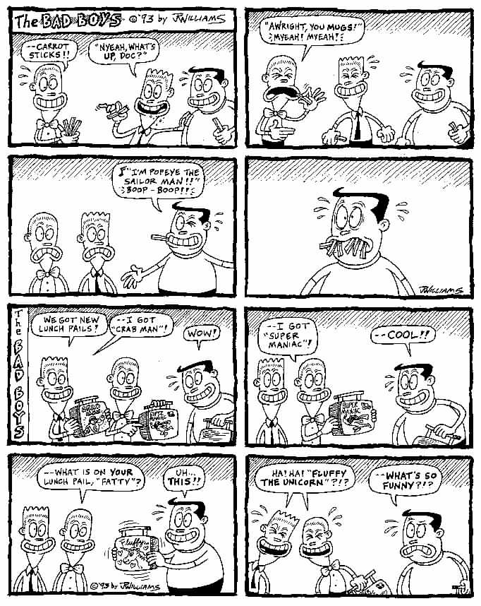"Bad Boys page 2" is copyright ©2008 by J.R. Williams.  All rights reserved.  Reproduction prohibited.