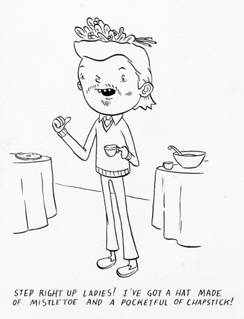 "Xmas Dang! #2 panel (...pocketful of chapstick...)" is copyright ©2008 by Martin Cendreda.  All rights reserved.  Reproduction prohibited.
