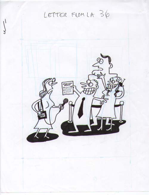 "Letter from LA: Interview" is copyright ©2008 by Sam Henderson.  All rights reserved.  Reproduction prohibited.