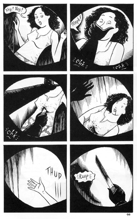 "Mad Night - page 99" is copyright ©2008 by Richard Sala.  All rights reserved.  Reproduction prohibited.