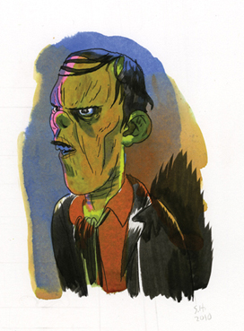 "Ghoul Sketch" is copyright ©2008 by Sammy Harkham.  All rights reserved.  Reproduction prohibited.