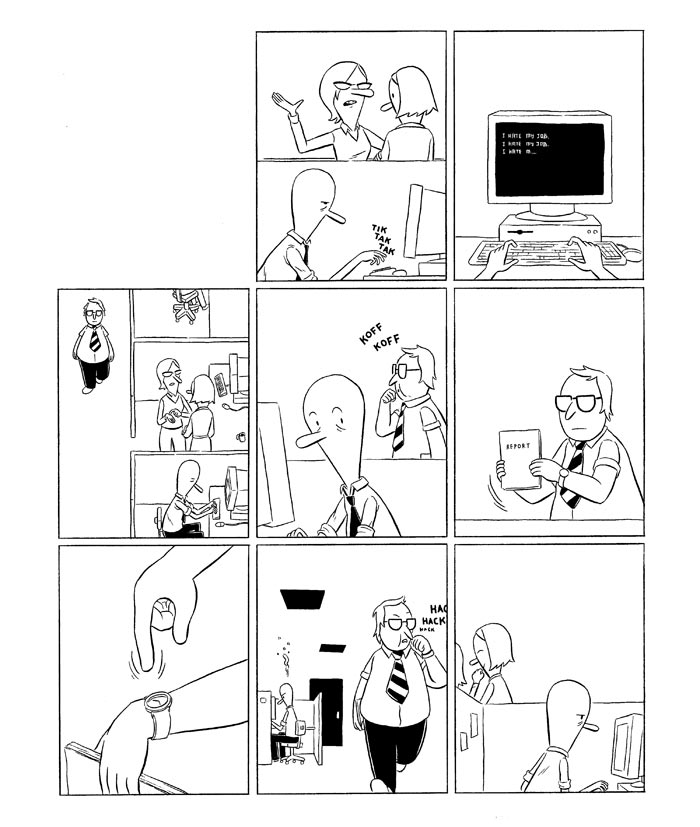 "Copy, page 1, from Stories Vol. 2" is copyright ©2008 by Martin Cendreda.  All rights reserved.  Reproduction prohibited.