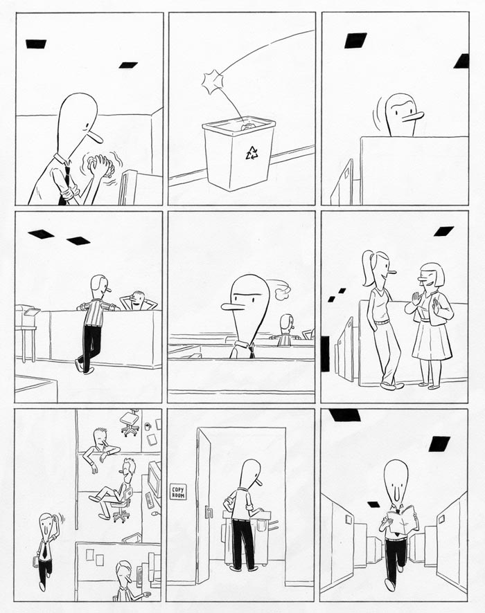 "Copy, page 3, from Stories Vol. 2" is copyright ©2008 by Martin Cendreda.  All rights reserved.  Reproduction prohibited.