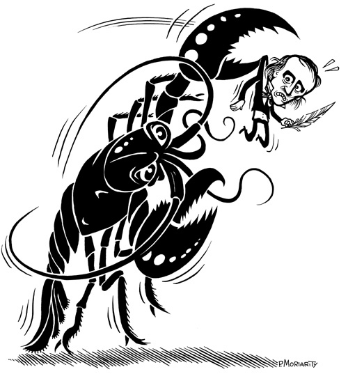 "Lobster and Poe" is copyright ©2008 by Pat Moriarity.  All rights reserved.  Reproduction prohibited.