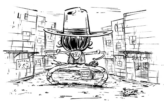 "SHOOTOUT" is copyright ©2008 by Steven Weissman.  All rights reserved.  Reproduction prohibited.