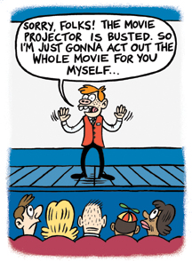 "Nickelodeon Gag #7 - Li'l Ham" is copyright &copy;2008 by Johnny Ryan.  All rights reserved.  Reproduction prohibited.