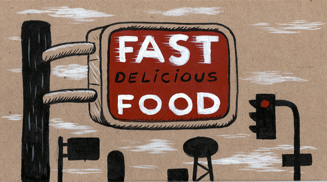 "Fast delicious food." is copyright ©2008 by  Mats!?.  All rights reserved.  Reproduction prohibited.