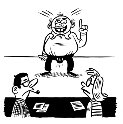 "VICE magazine- Psychopaths: Boner Dude" is copyright &copy;2008 by Johnny Ryan.  All rights reserved.  Reproduction prohibited.