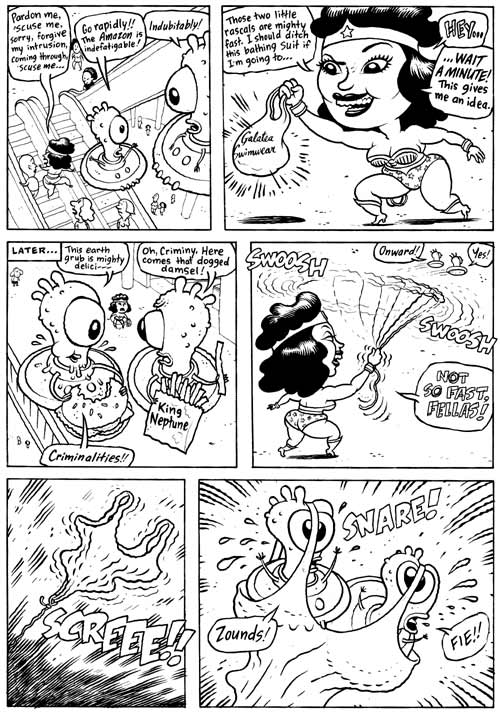 "Wonder Woman p. 6" is copyright ©2008 by Dave Cooper.  All rights reserved.  Reproduction prohibited.