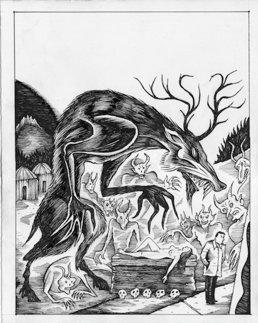 "Forgotten - p. 16" is copyright ©2008 by Richard Sala.  All rights reserved.  Reproduction prohibited.