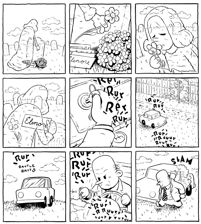 "LLS - Lament, Car won't Start" is copyright ©2008 by Jordan Crane.  All rights reserved.  Reproduction prohibited.