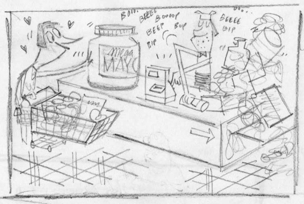 "Washington Post - Costco Mayo" is copyright ©2008 by Bob Staake.  All rights reserved.  Reproduction prohibited.