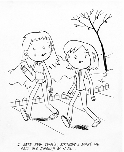 "Xmas Dang! #2 panel (I Hate New Year's...)" is copyright ©2008 by Martin Cendreda.  All rights reserved.  Reproduction prohibited.