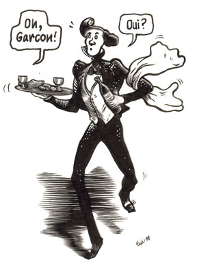 "Oh, Garcon!" is copyright ©2008 by Eric Reynolds.  All rights reserved.  Reproduction prohibited.