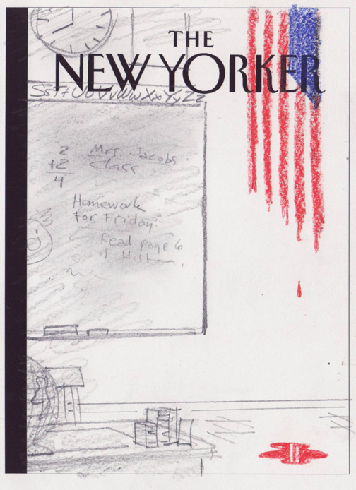 "New Yorker - Newtown CT Flag" is copyright ©2008 by Bob Staake.  All rights reserved.  Reproduction prohibited.